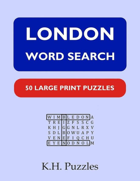 London Word Search : 50 Large Print Puzzles