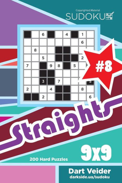 Sudoku Straights - 200 Hard Puzzles 9X9