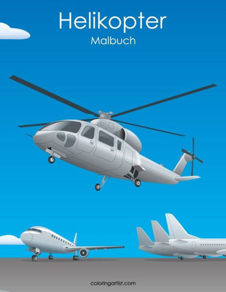Helikopter-Malbuch 1 (German Edition)