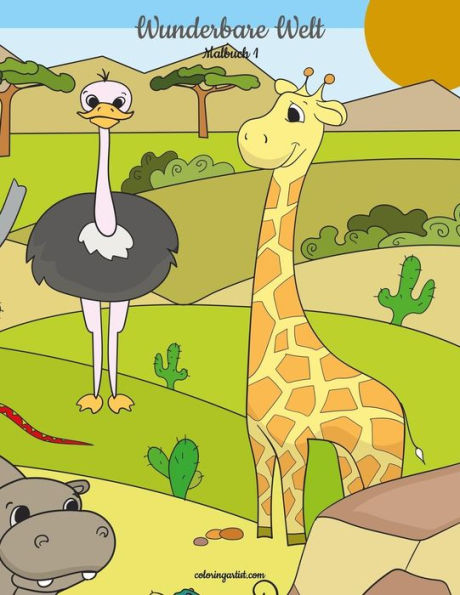 Wunderbare Welt Malbuch 1