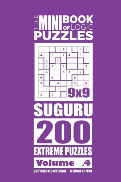 The Mini Book Of Logic Puzzles - Suguru 200 Extreme (Volume 4)