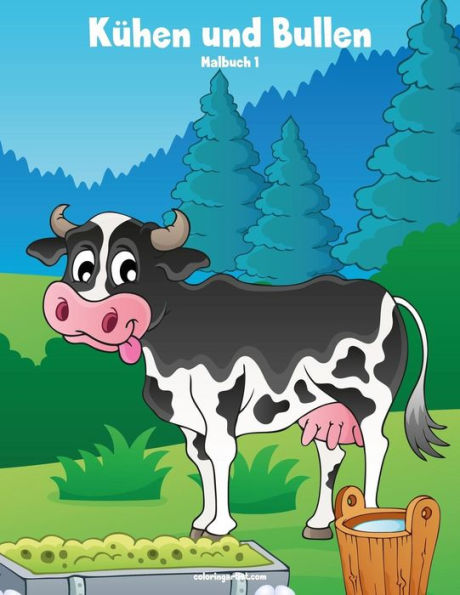 Malbuch Mit Kühen Und Bullen 1
