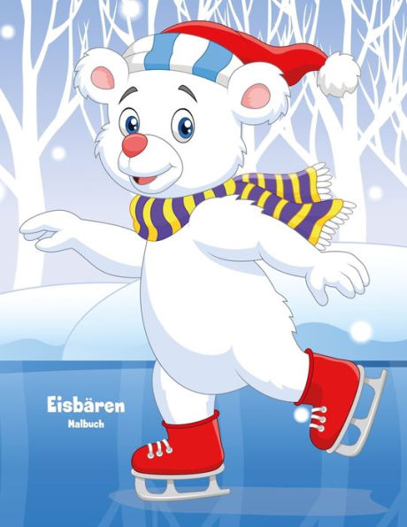 Eisbären-Malbuch 1 (German Edition)