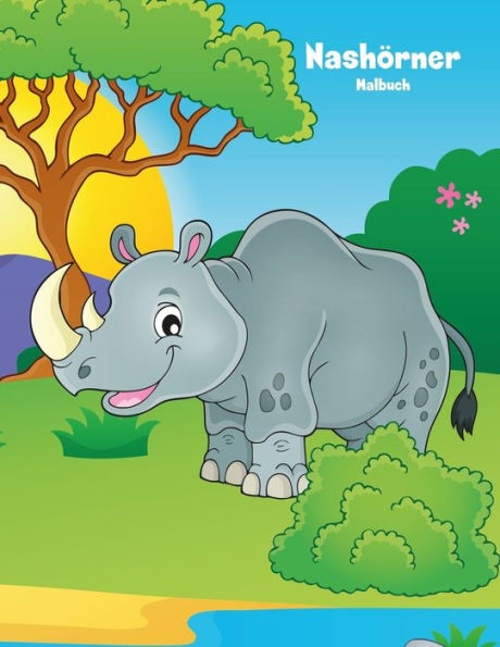 Nashörner-Malbuch 1