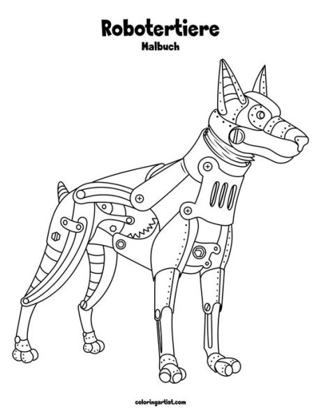 Robotertiere-Malbuch 1