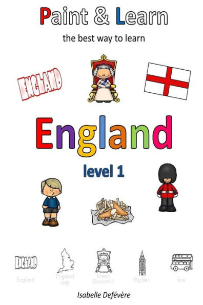 Paint & Learn : England (Level 1)