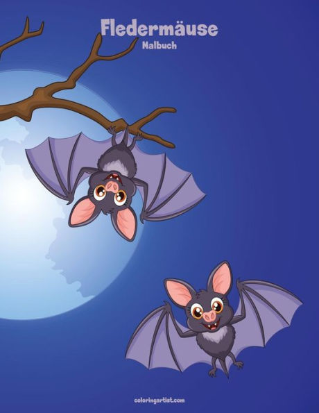 Flederm?use-Malbuch 1 (German Edition)