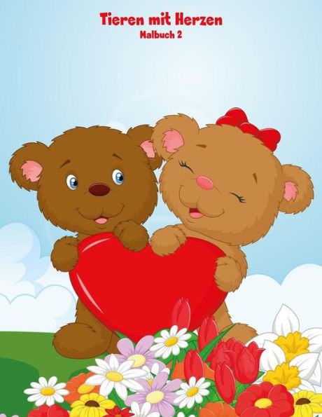 Malbuch Mit Tieren Mit Herzen 2