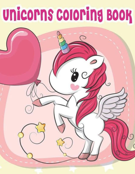 Unicorns Coloring Book : Unicorns Coloring Book For Kids Girls Jumbo Books
