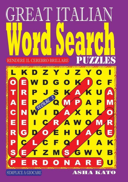 GREAT ITALIAN Word Search Puzzles. Vol. 2 (Italian Edition)