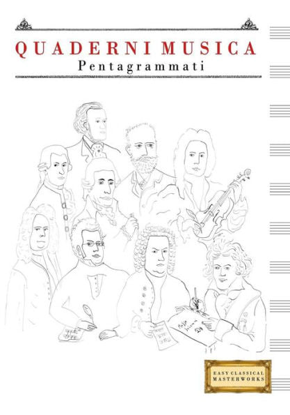 Quaderni Musica Pentagrammati : (17. 78 X 25. 4 Cm)