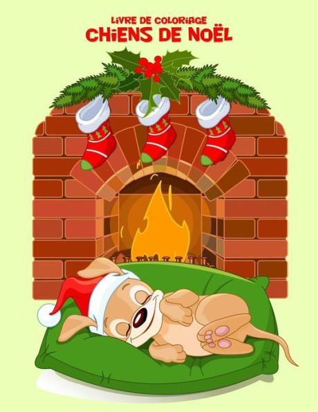 Livre De Coloriage Chiens De Noël 1