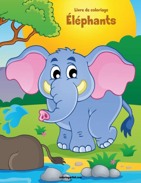Livre De Coloriage Éléphants 1