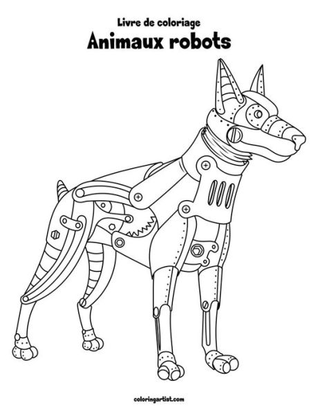 Livre De Coloriage Animaux Robots 1