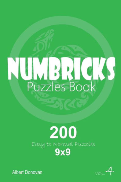 Numbricks - 200 Easy To Normal Puzzles 9X9 - 9781982071851
