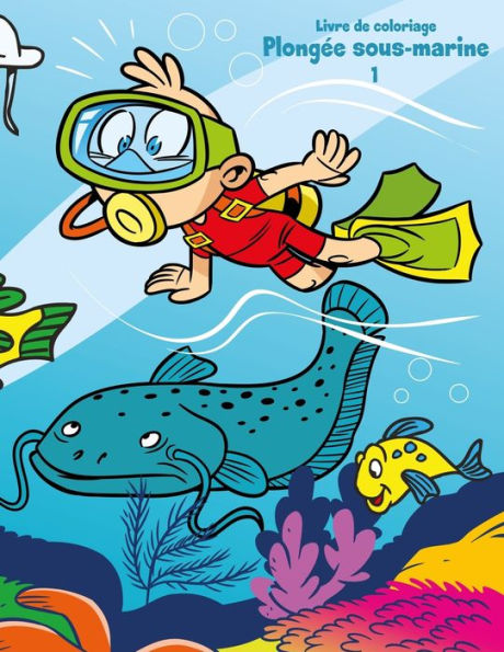 Livre De Coloriage Plongée Sous-Marine 1