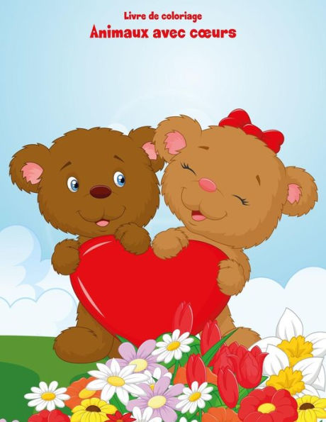 Livre De Coloriage Animaux Avec Cœurs 2