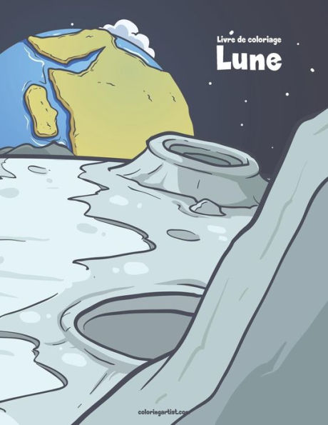 Livre De Coloriage Lune 1