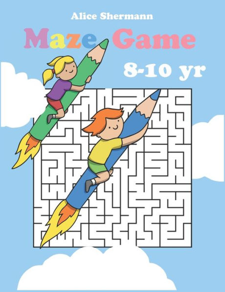 Maze Game : Intermediate Maze Puzzle For Kids Age 8-10 Yrs