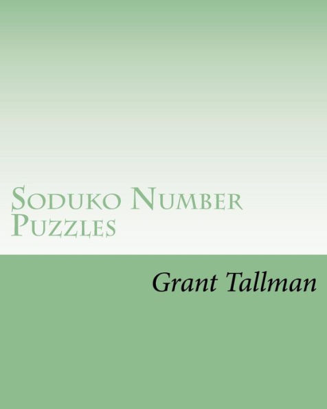Soduko Number Puzzles : Book 2 Med