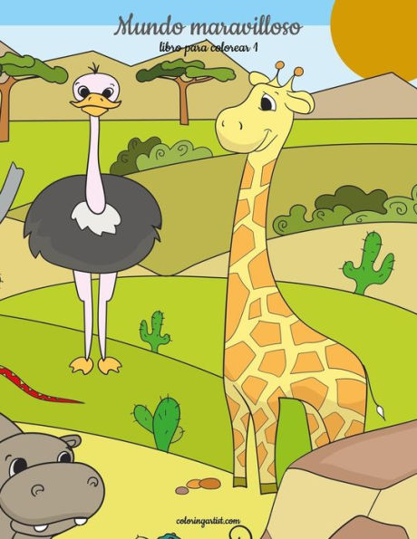 Mundo Maravilloso Libro Para Colorear 1