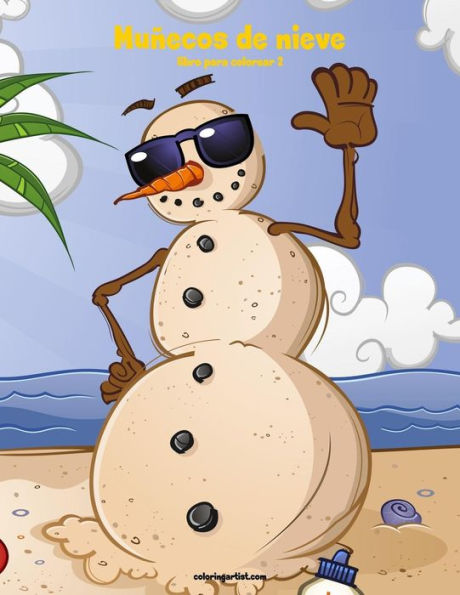 Muñecos De Nieve Libro Para Colorear 2