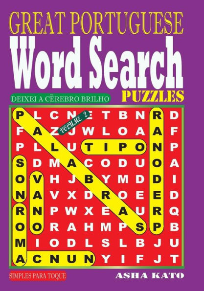GREAT PORTUGUESE Word Search Puzzles. Vol. 2 (Portuguese Edition)