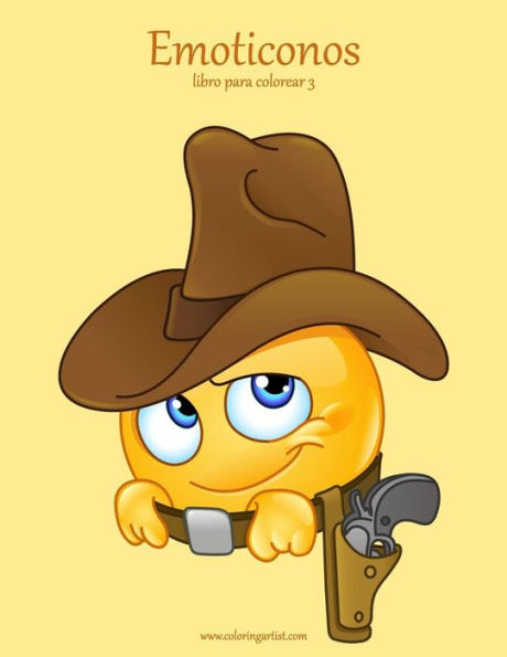 Emoticonos libro para colorear 3 (Spanish Edition)