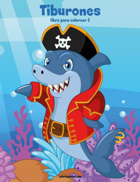 Tiburones Libro Para Colorear 2