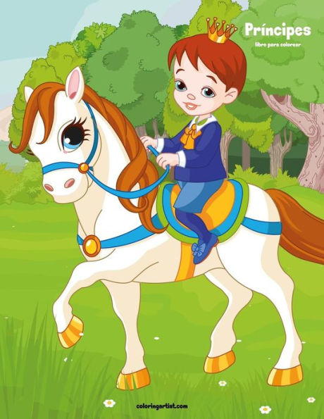 Príncipes Libro Para Colorear 1