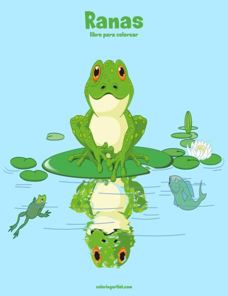 Ranas Libro Para Colorear 1