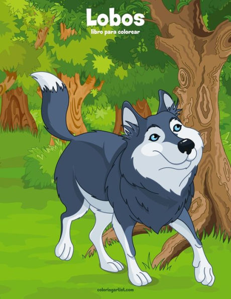 Lobos Libro Para Colorear 1