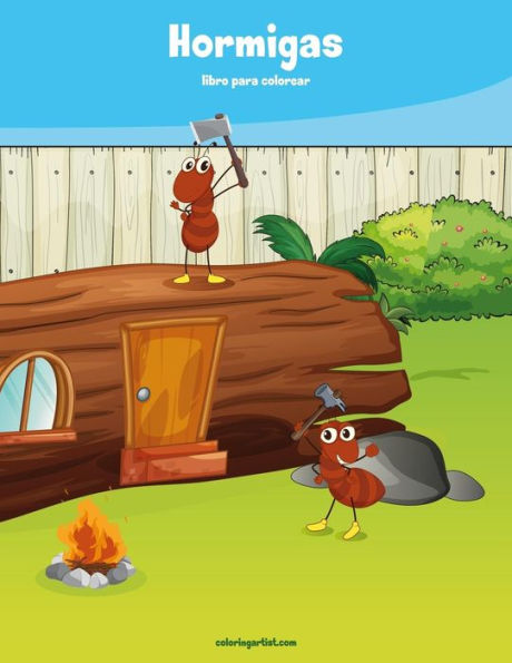 Hormigas libro para colorear 1 (Spanish Edition)