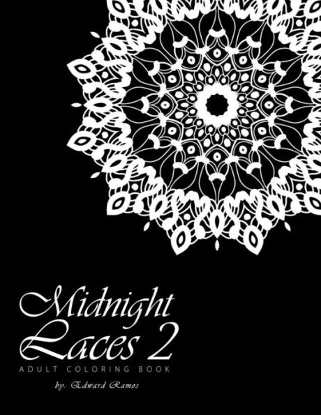 Midnight Laces Adult Coloring Book - 9781983584992