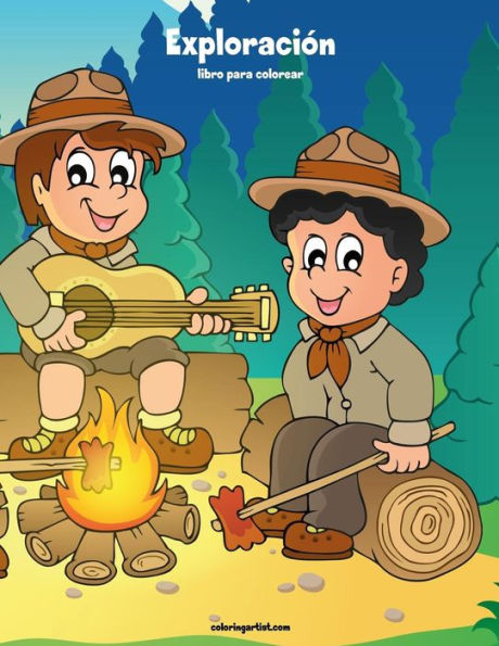 Exploración libro para colorear 1 (Spanish Edition)