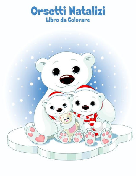 Orsetti Natalizi Libro Da Colorare 1