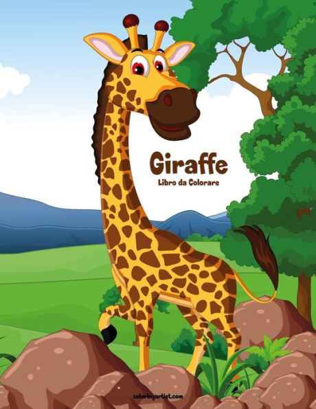 Giraffe Libro da Colorare 1 (Italian Edition)