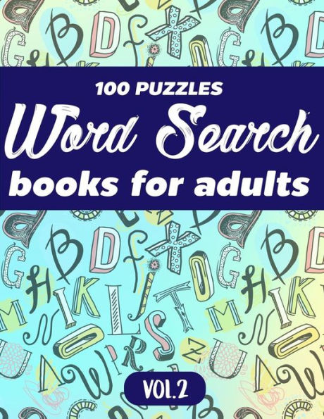 Word Search Books For Adults - 100 Puzzles Word Search Large Print - Activity Book For Adults : Word Search Books For Adults
