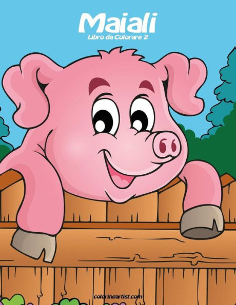 Maiali Libro Da Colorare 2