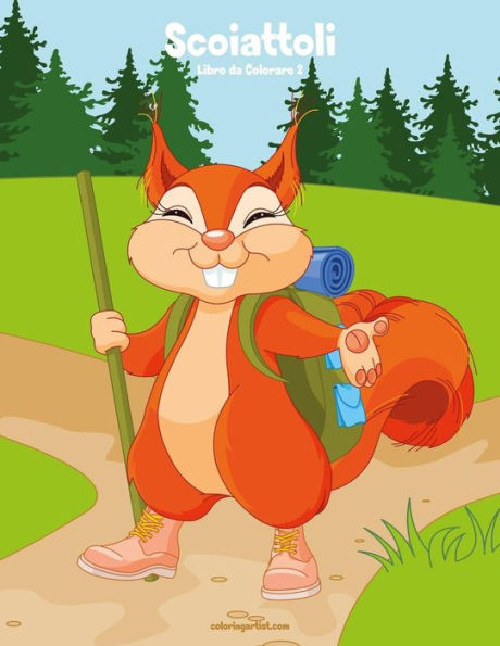 Scoiattoli Libro Da Colorare 2