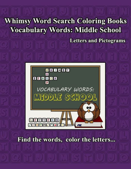 Whimsy Word Search Vocabulary Words : Middle School