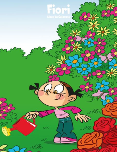 Fiori Libro da Colorare 1 (Italian Edition)