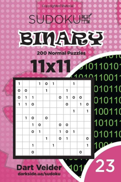 Sudoku Binary - 200 Normal Puzzles 11X11