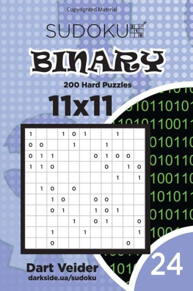 Sudoku Binary - 200 Hard Puzzles 11X11