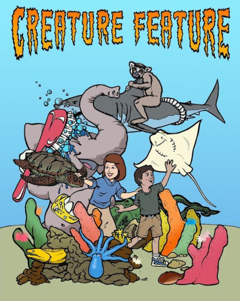 Creature Feature Coloring Book