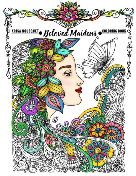 Amadas Doncellas: Libro para colorear