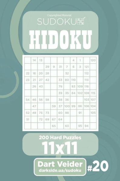 Sudoku Hidoku - 200 Hard Puzzles 11X11