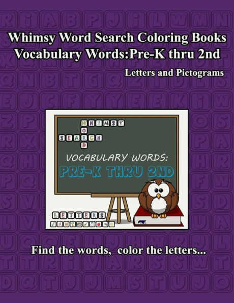 Whimsy Word Search Vocabulary Words : Pre-K Thru 2Nd Grade