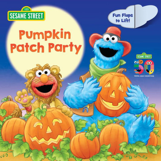 Pumpkin Patch Party (Sesame Street) : A Lift-The-Flap Board Book