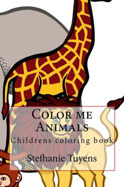Color me Animals: Childrens coloring book